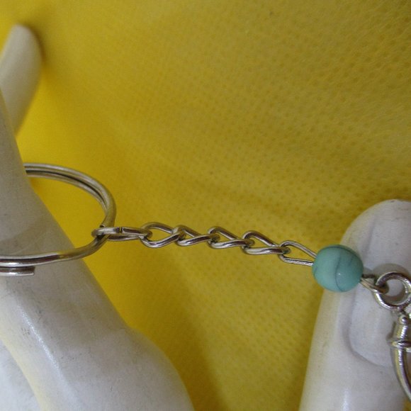 Dream Catcher Keyring Dreamcatcher Feather Turquoise Bead Keyring Dreamcatcher - Picture 10 of 11